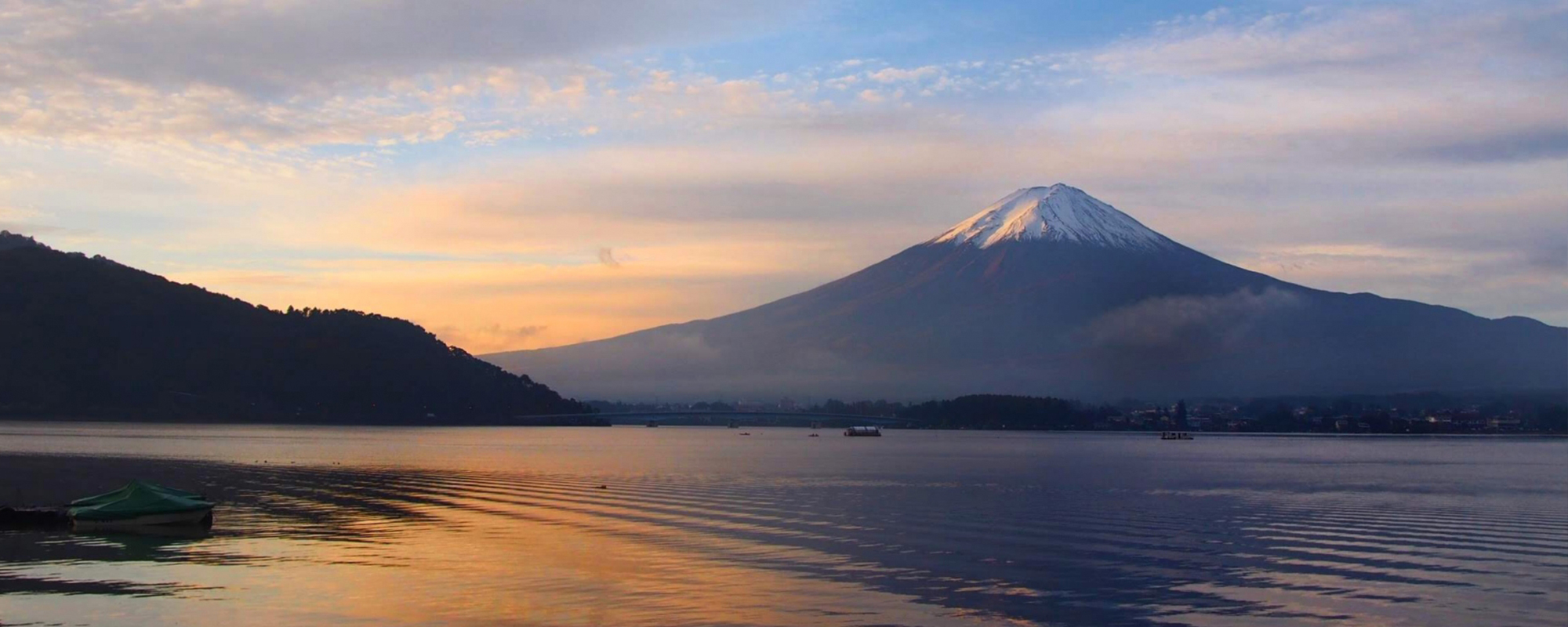 富士山と山中湖